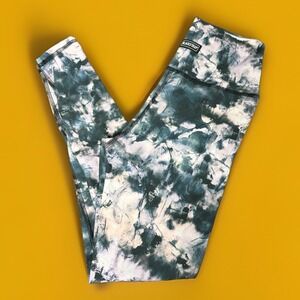 Blackstrap Summit Leggings Cloudy Tie Die Small USA Made Women's Athletic